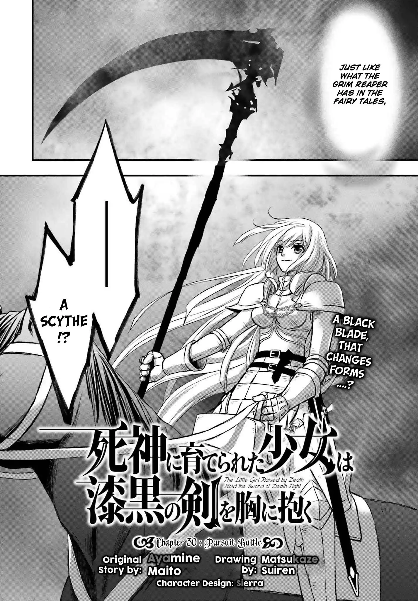 Shinigami ni Sodaterareta Shoujo wa Shikkoku no Tsurugi wo Mune ni Idaku Chapter 30 2